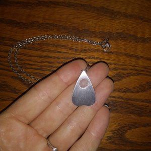 Silver Color Ouiji Planchette Necklace by Mysticum Luna